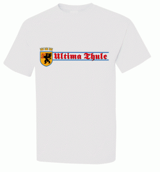 ULTIMA THULE - GREIF klein Motiv 2 T-Shirt - weiß