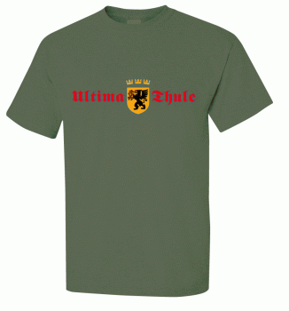 ULTIMA THULE - GREIF klein Motiv 1 T-Shirt - oliv