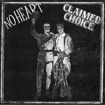 Claimed Choice / No Heart - Split, 12" MLP blau