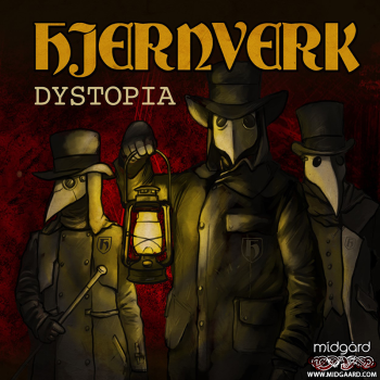 HJERNVERK - DYSTOPIA LP schwarz/rot 250 Ex.