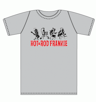 HOT ROD FRANKIE - BAND  graues T-Shirt