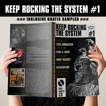 KEEP ROCKING THE SYSTEM #1 Magazin inkl. CD