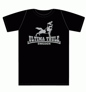ULTIMA THULE - Varg T-Shirt schwarz/grau