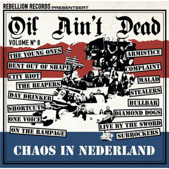 V/A -  Oi! Ain't Dead vol. 8 - Chaos In Nederland LP schwarz 350 Ex.