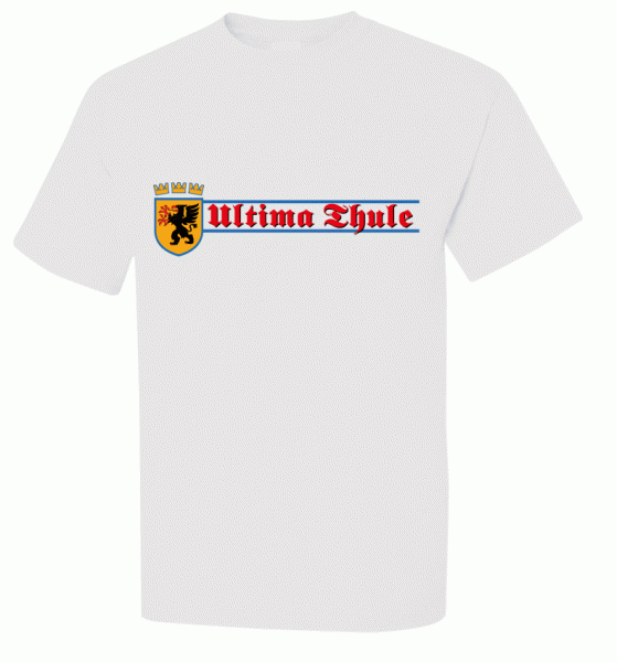 ULTIMA THULE - GREIF klein Motiv 2 T-Shirt - weiß