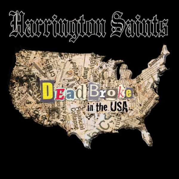 HARRINGTON SAINTS – DEAD BROKE IN THE USA LP oxblood