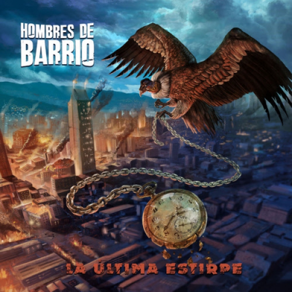 HOMBRES DE BARRIo - LA ULTIMA ESTIRPE LP clear 300 Ex.