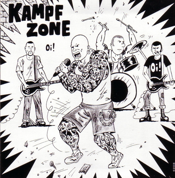 KAMPFZONE / BATTLE SCARRED Split EP