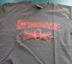 HOT ROD FRANKIE - Logo T-Shirt anthrazit/rot Gr. S