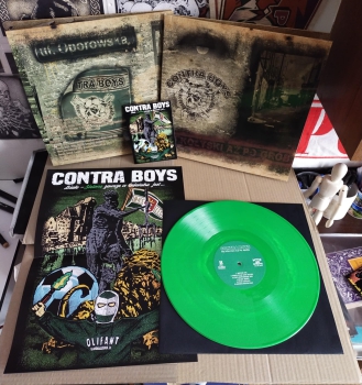 Contra Boys – Od Kołyski Aż Po Grób LP weiss-grün Flipside 75 Ex.