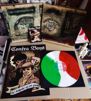 Contra Boys – Od Kołyski Aż Po Grób LP grün-weiss-rot 75 Ex.