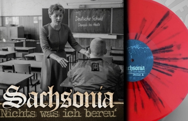 Sachsonia - Nichts was ich bereu - LP rot/schwarz 250 Ex.
