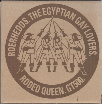 Egyptian Gay Lovers Vs. GT 500 Vs. Roerhedds Vs. Rodeo Queen – Split 7" braunes Cover