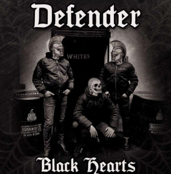 Defender – Black Hearts LP schwarz 130 Ex.