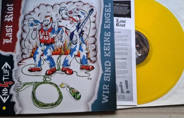 ENDSTUFE / LAST RIOT – WIR SIND KEINE ENGEL LP gelb 100 Ex. Erstpressung * Einzelstück *