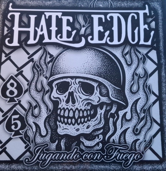 Hate Edge - Jugando Con Fuego LP 200 Ex.