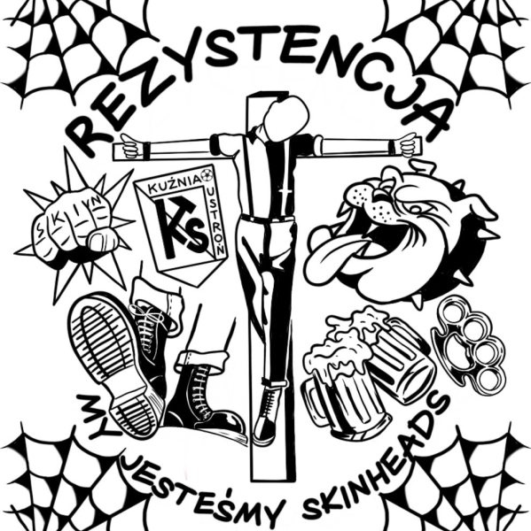 REZYSTENCJA – MY JESTEŚMY SKINHEADS LP transparent 150 Ex.