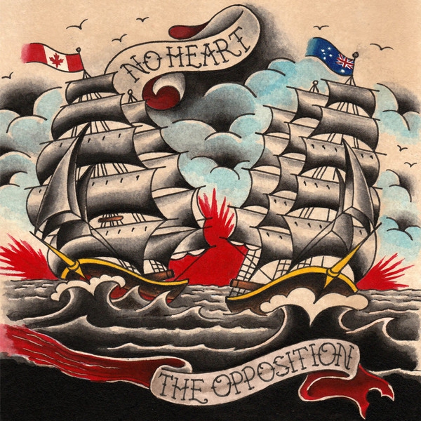 No Heart / The Opposition - Split LP