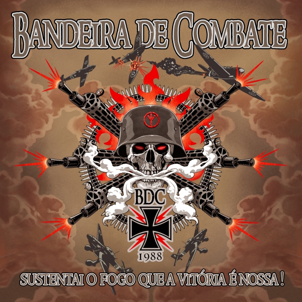 Bandeira de Combate - Sustentai O Fogo Que A Vitória é Nossa M-LP schwarz 160 Ex.