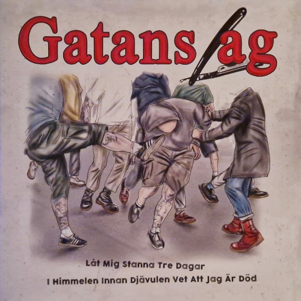 Gatans Lag – Låt mig stanna tre dagar I himmelen innan djävulen vet att jag är död Klappcover LP rot