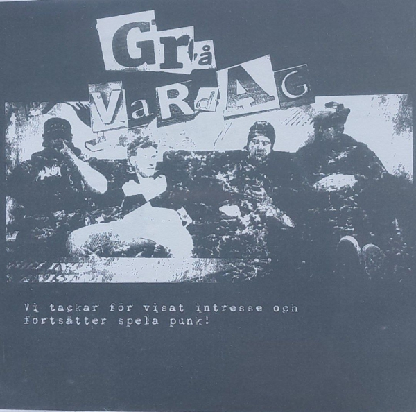 Grå Vardag – Vi Tackar För Visat Intresse Och Fortsätter Spela Punk EP
