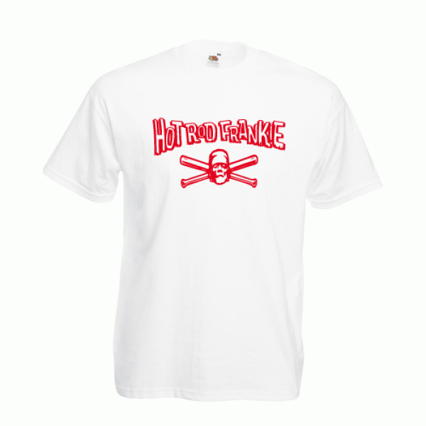 HOT ROD FRANKIE - Logo4 rot - weiss
