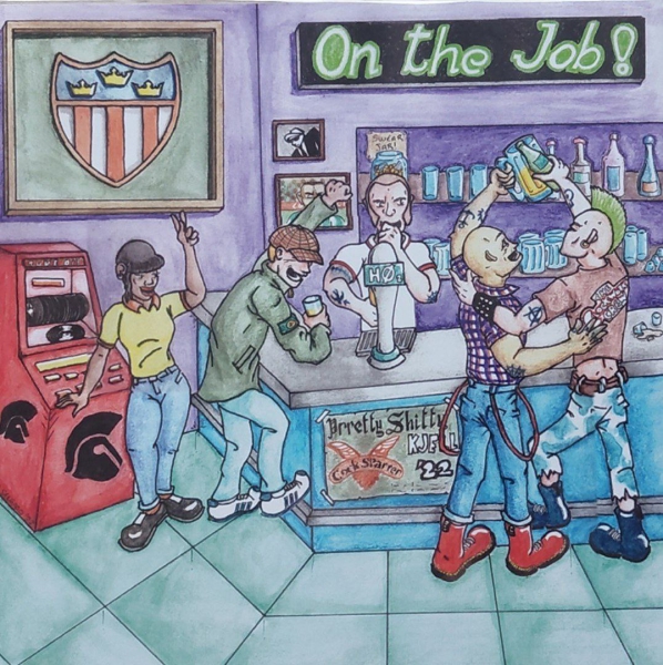 On the Job / Lawmaker, 7" lim. 400 schwarz Cover 2