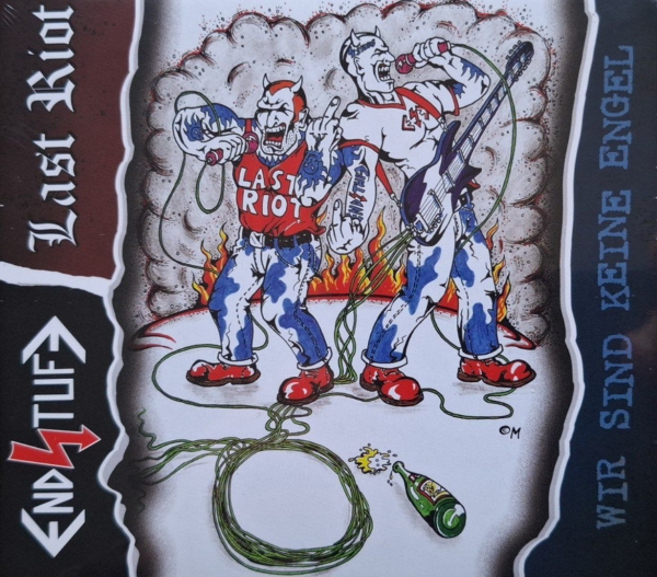 ENDSTUFE / LAST RIOT - WIR SIND KEINE ENGEL Split Digipack CD