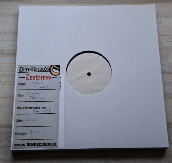 HOTROD FRANKIE -STITCHED TOGETHER LP Testpressung 10 Ex.