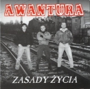 AWANTURA - ZASADY ZYCIA Klappcover LP schwarz 300 Ex.